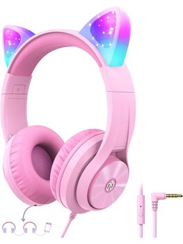 iClever - HS20 - junior headphones (roze)