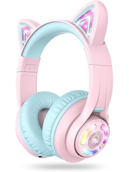 iClever - BTH13 - wireless junior headphones (pink)