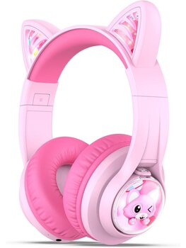 iClever - BTH19 - wireless junior headphones (pink)
