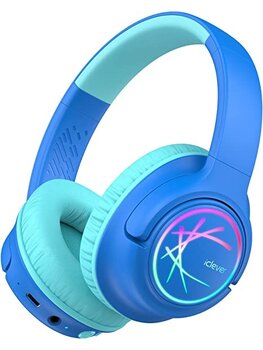 iClever - BTH18 - draadloze junior koptelefoon (blauw)