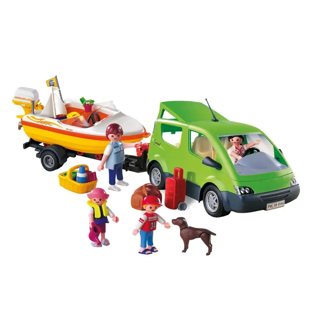 Playmobil - Family Van with Boat and Trailer (4144)
