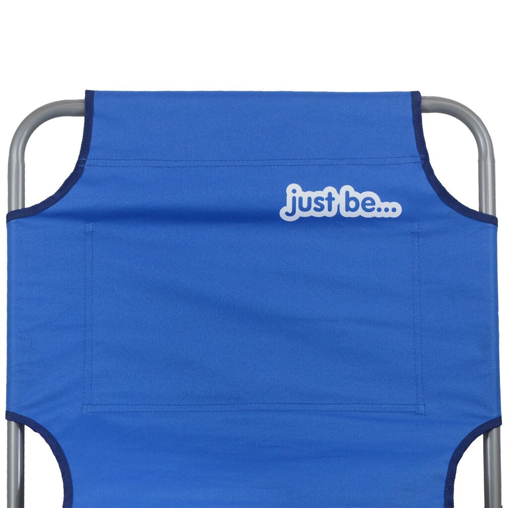 Just be - opvouwbare strand/campingstoel (blauw)