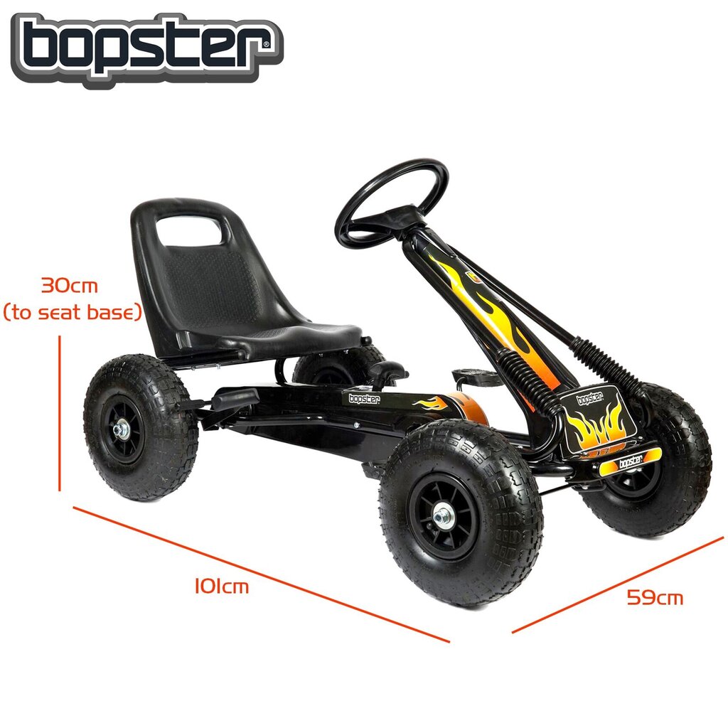 Bopster - go kart - flames design