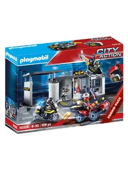 Playmobil - City Action Take Along Tactical Unit Headquarters (70338)