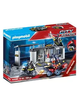 Playmobil Playmobil - City Action Take Along Tactical Unit Headquarters (70338)