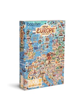 Bopster - kaart van Europa - 1.000 stukjes