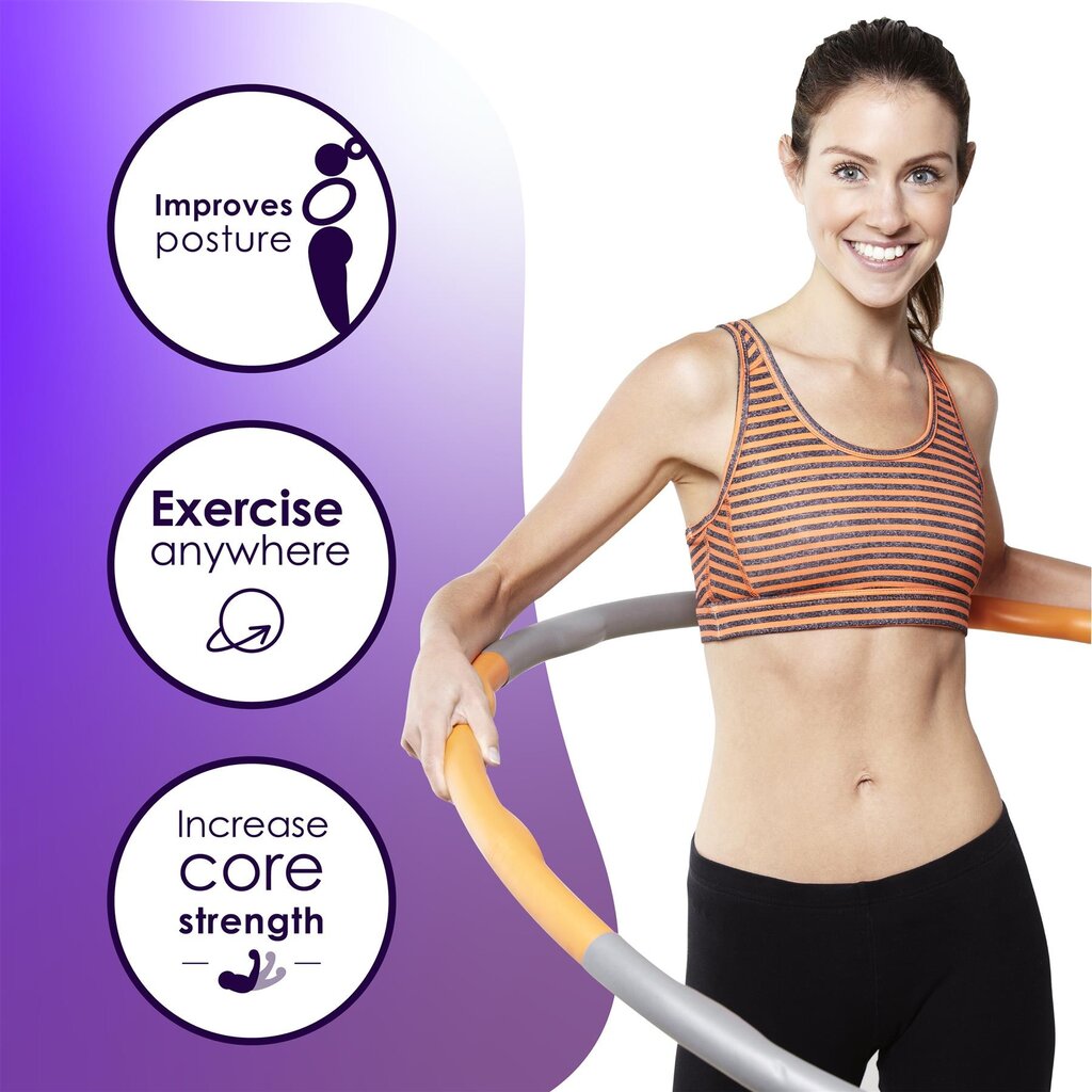 Just be - fitness hula hoop (purple)