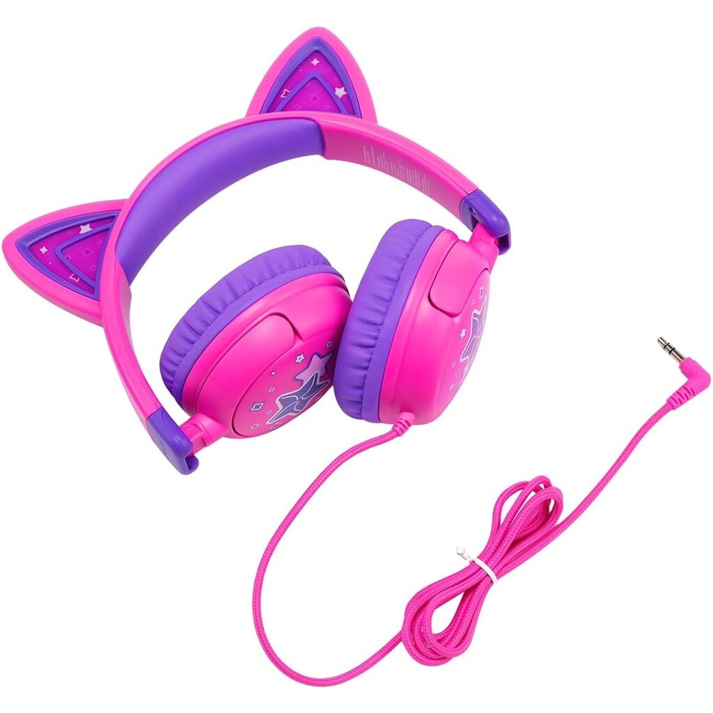 iClever - HS25 - junior koptelefoon (neon roze)