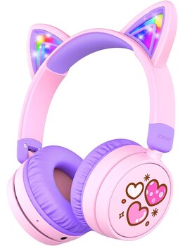 iClever - BTH21 - wireless junior headphones (lilac)