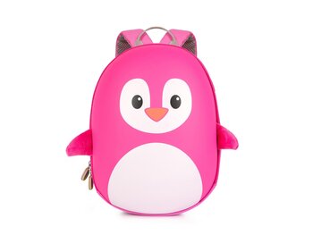 Boppi Kinderrugzak - pinguin (roze)