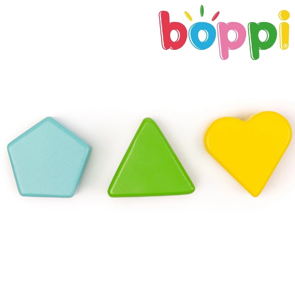 Boppi Boppi - small wooden activity cube (5-in-1)