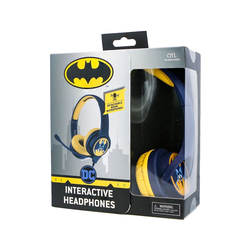 OTL Technologies Batman - koptelefoon met afneembare microfoon (junior)