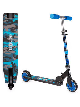 Bopster - foldable kids scooter - blue camo