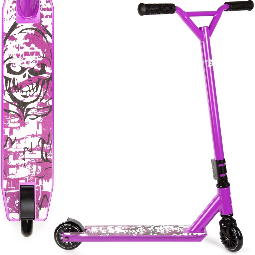 Land Surfer - stunt scooter - pink skull design