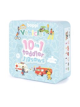 Boppi Boppi - voertuigen puzzelset voor peuters