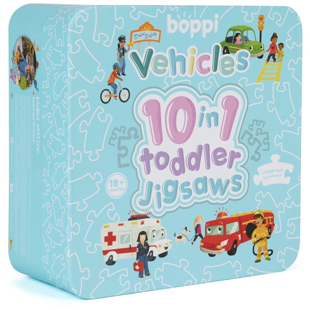 Boppi Boppi - voertuigen puzzelset voor peuters