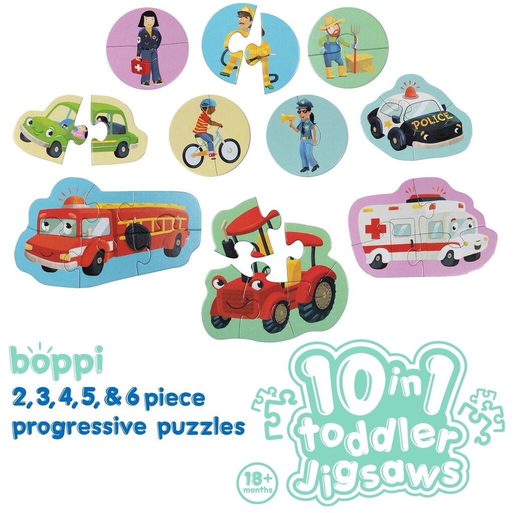 Boppi Boppi - vehicles puzzle set for toddlers
