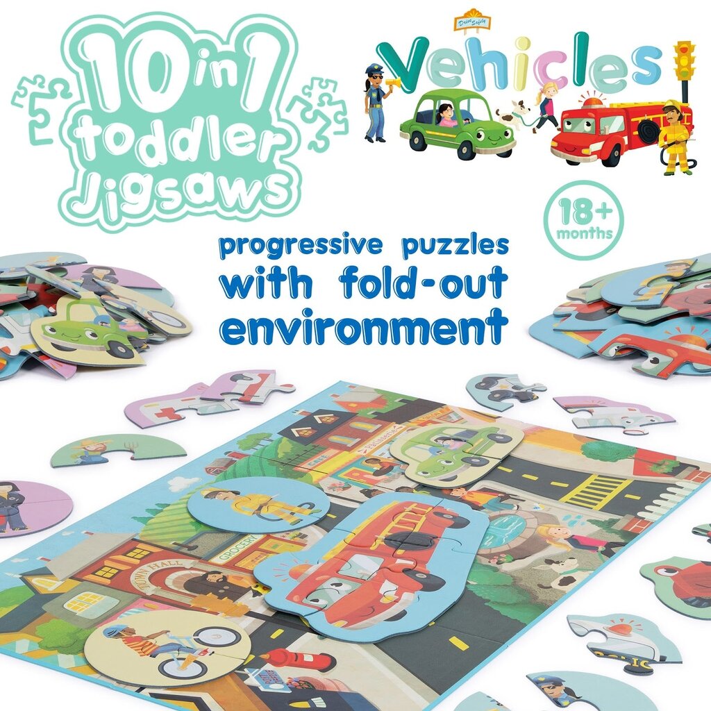 Boppi Boppi - vehicles puzzle set for toddlers