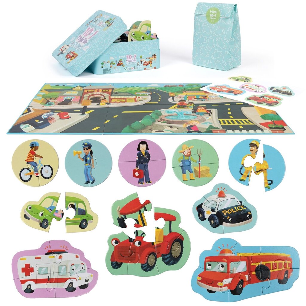 Boppi Boppi - vehicles puzzle set for toddlers