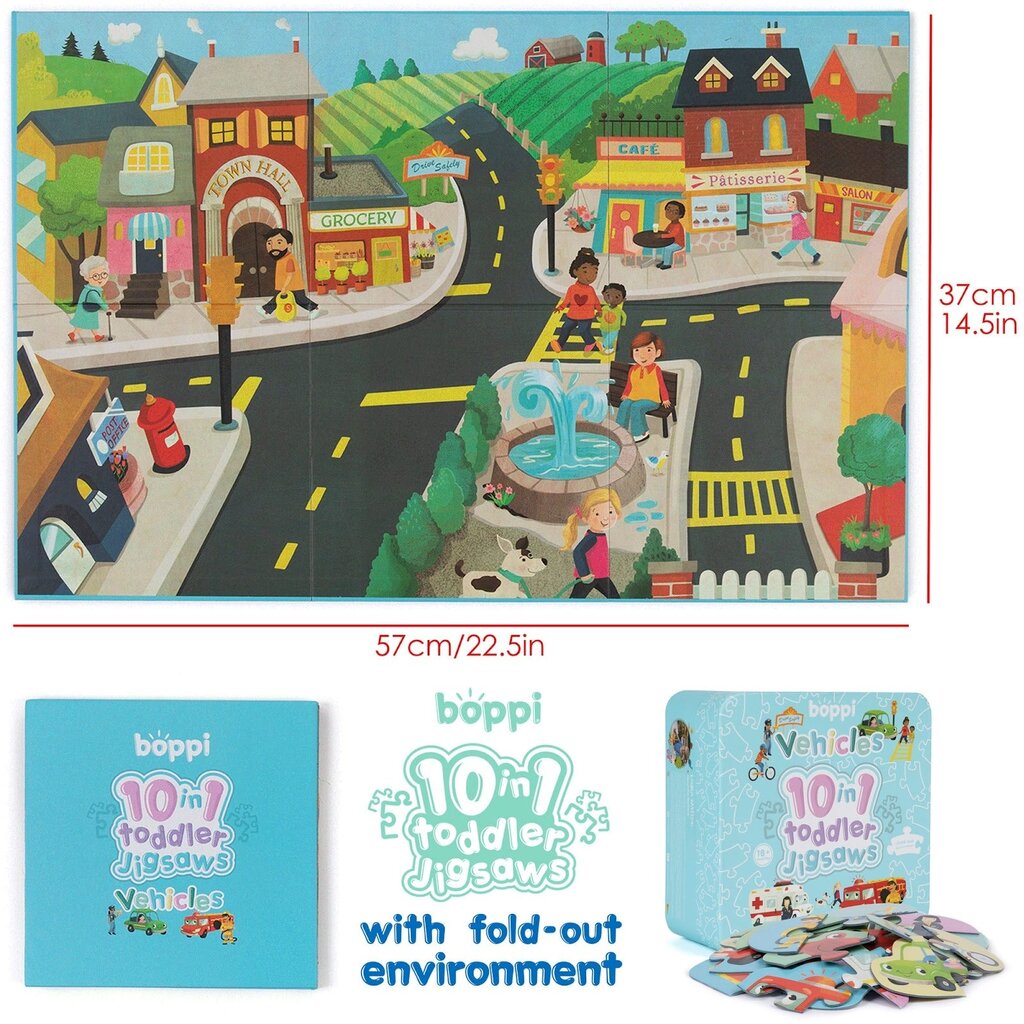 Boppi Boppi - vehicles puzzle set for toddlers