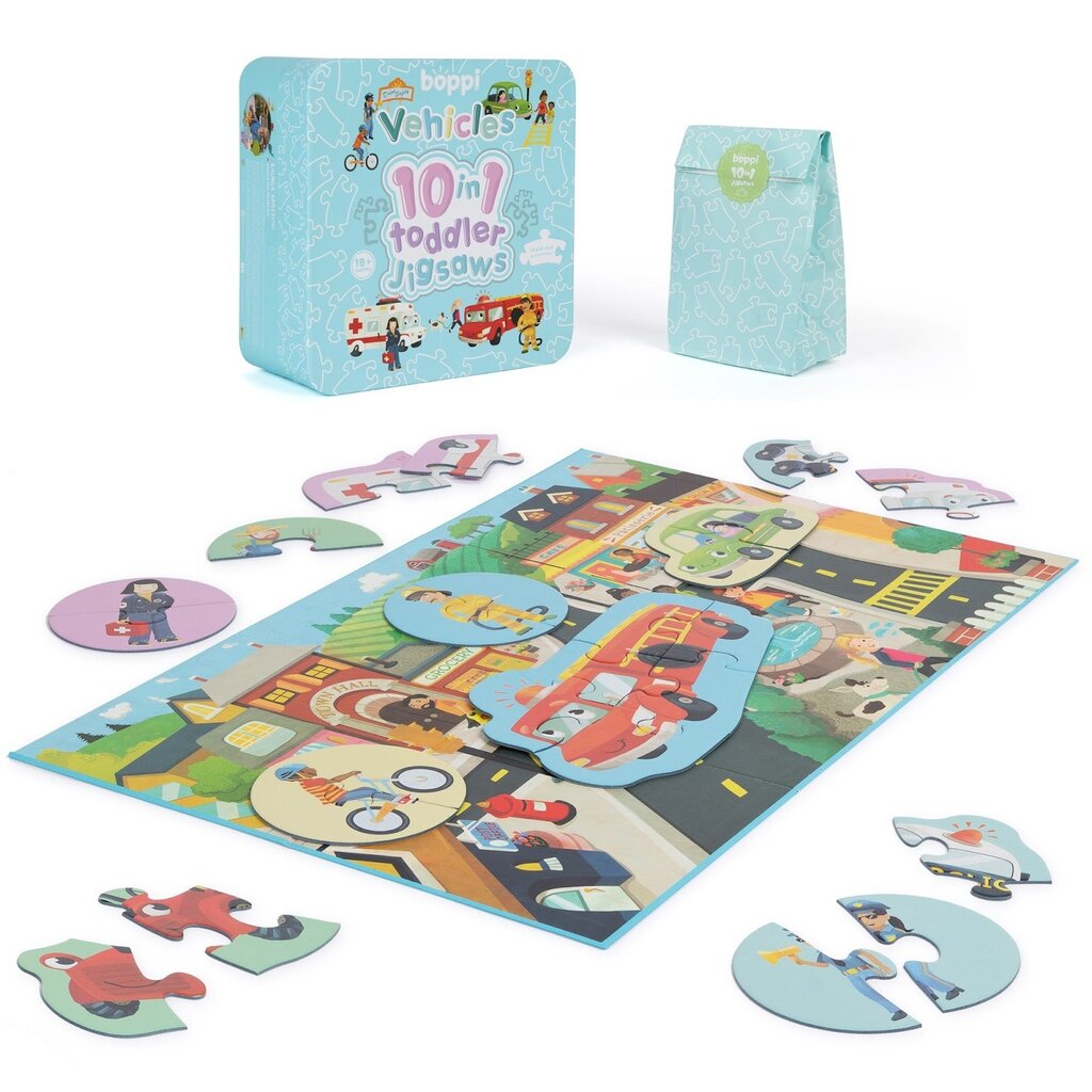 Boppi Boppi - vehicles puzzle set for toddlers