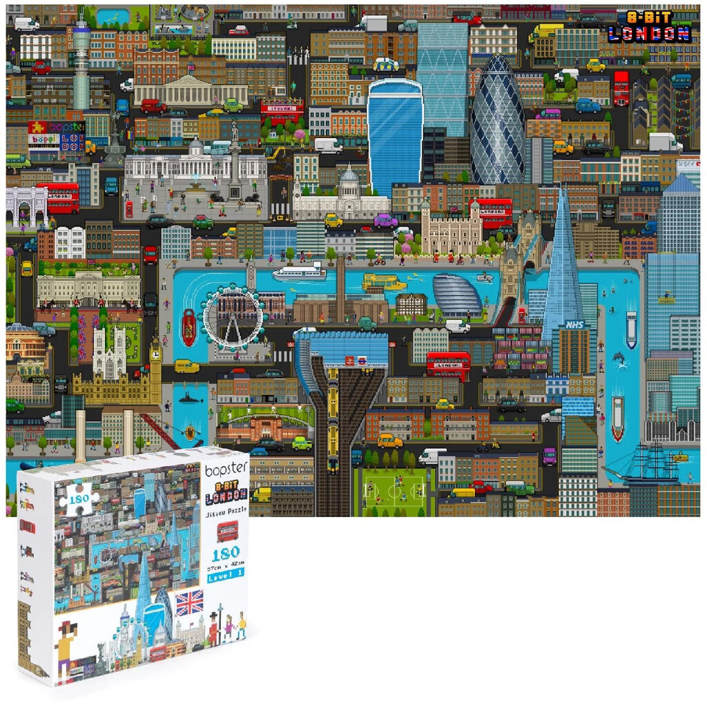 Bopster Bopster - city map Londen puzzel - 180 stukjes