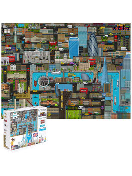 Bopster - city map Londen puzzel - 180 stukjes