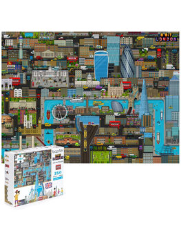 Bopster - city map Londen puzzle - 180 pieces