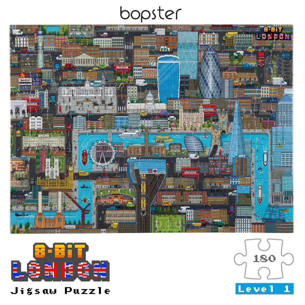Bopster Bopster - city map Londen puzzel - 180 stukjes