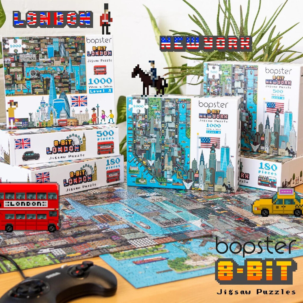 Bopster Bopster - city map Londen puzzle - 180 pieces