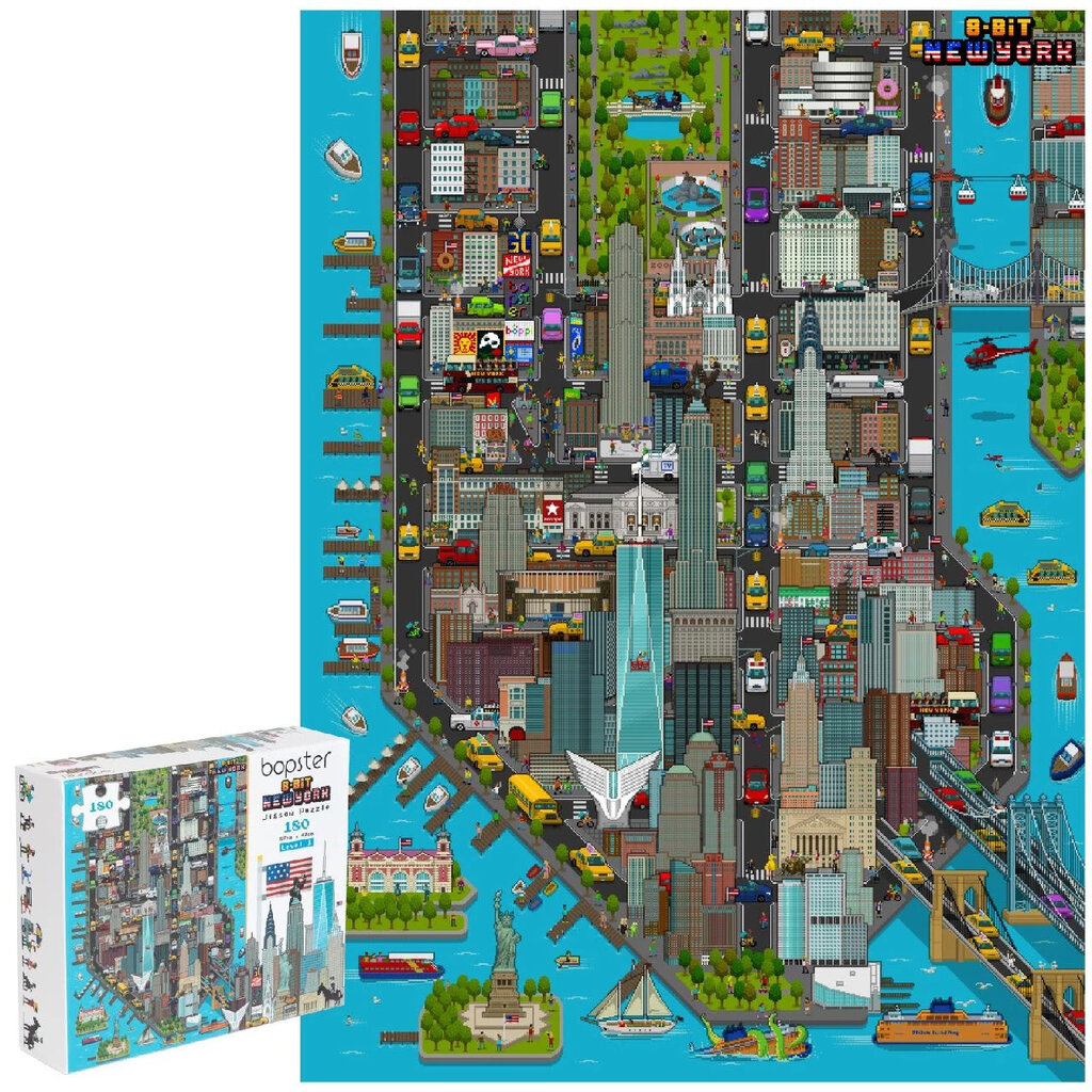 Bopster Bopster - city map New York puzzel - 180 stukjes