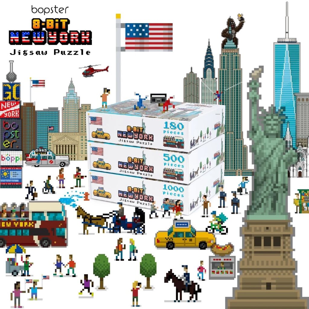 Bopster Bopster - city map New York puzzel - 180 stukjes