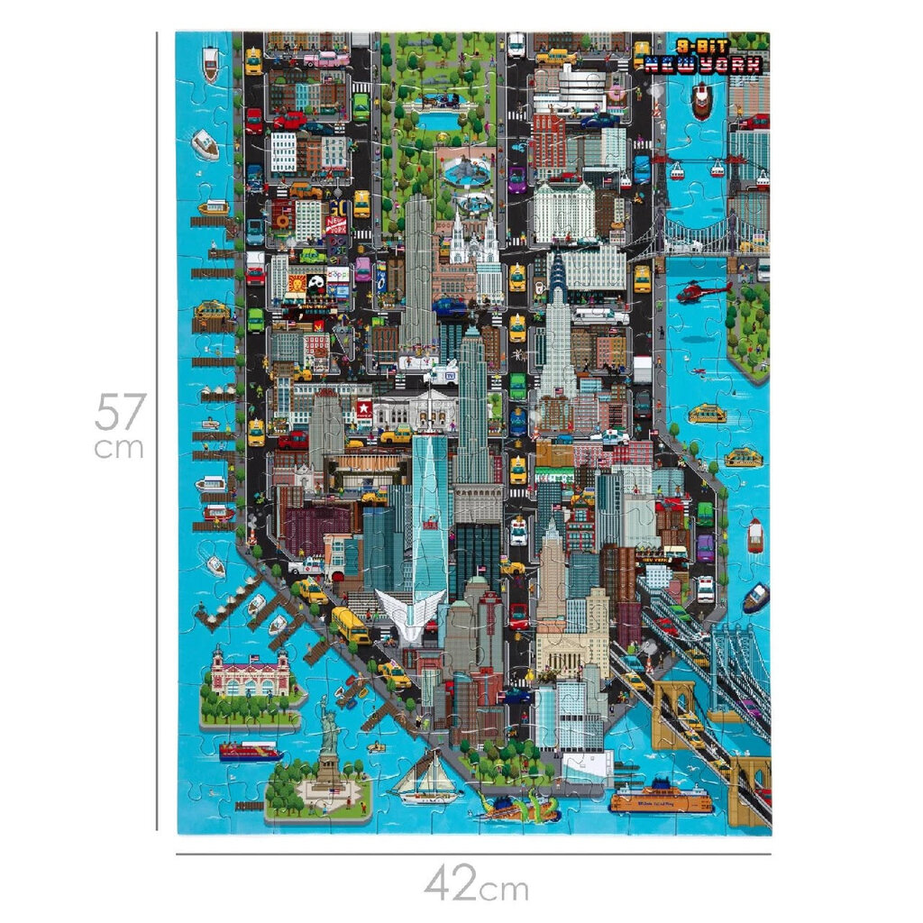 Bopster - city map New York puzzle - 180 pieces
