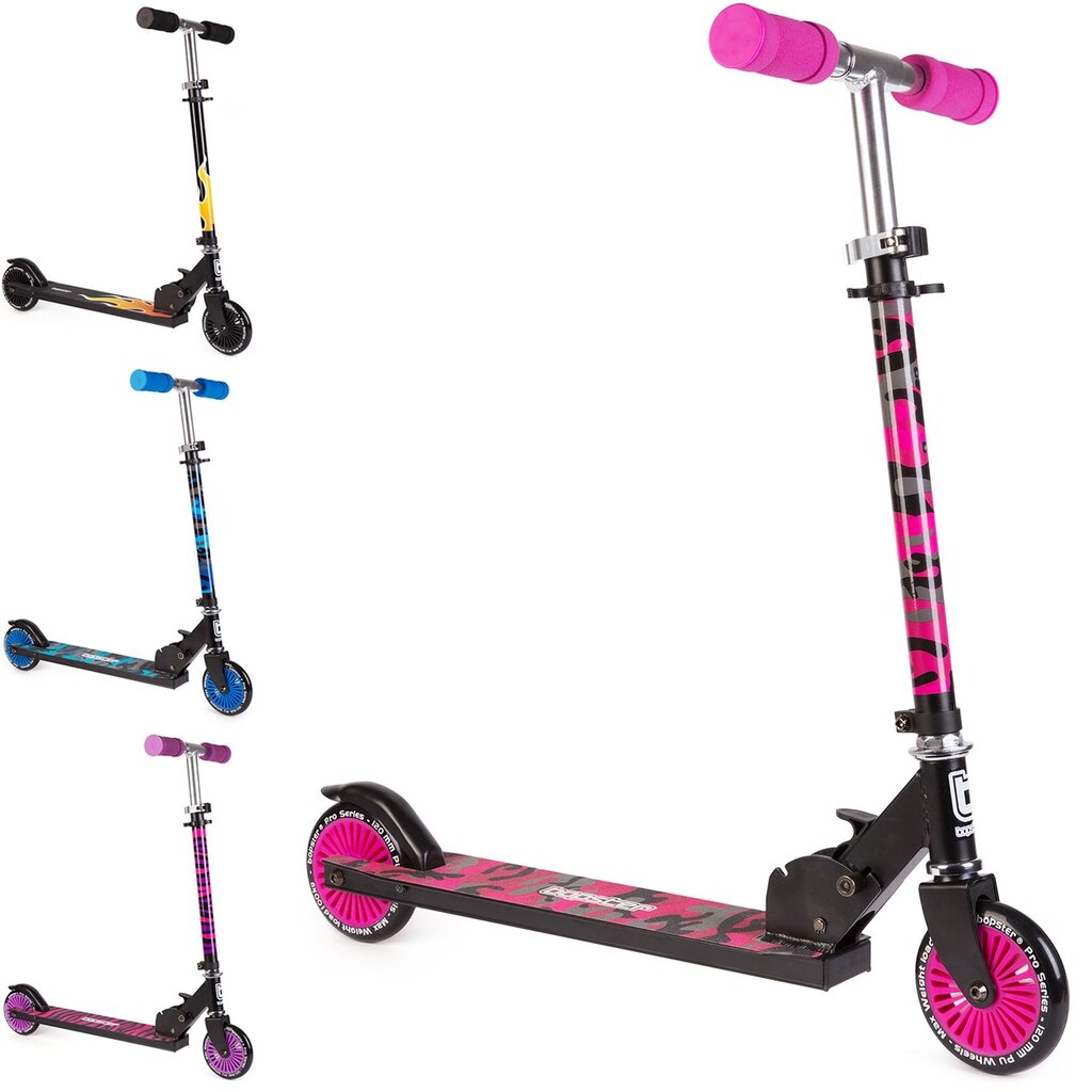 Bopster - foldable kids scooter -pink camo