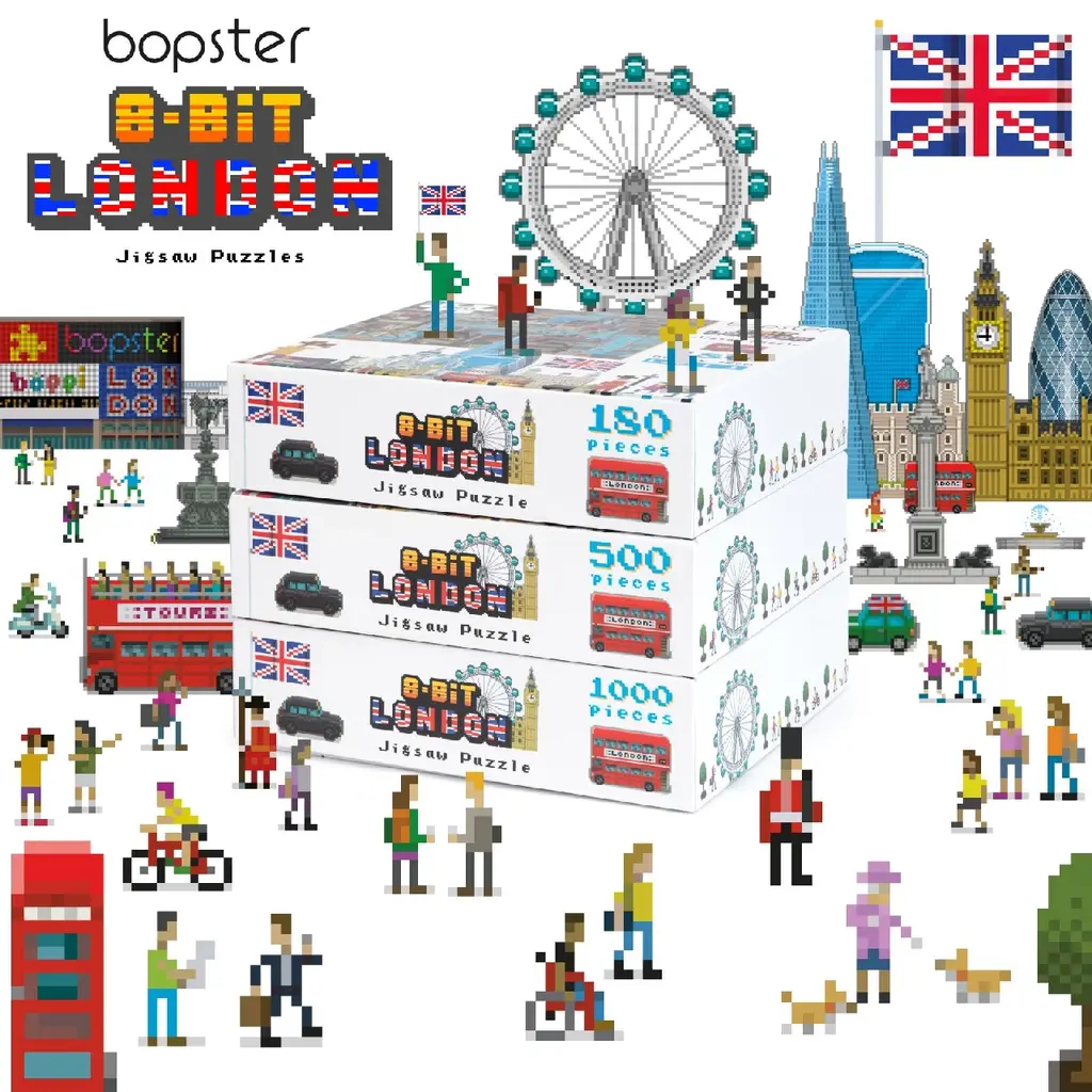 Bopster - city map Londen puzzle - 1000 pieces
