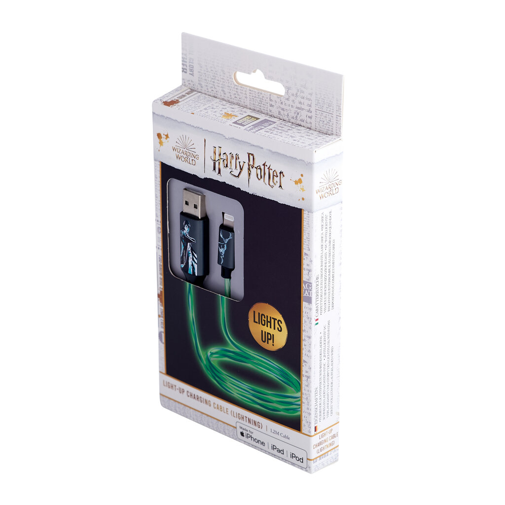 Lazerbuilt Harry Potter - light up charging cable - MFI