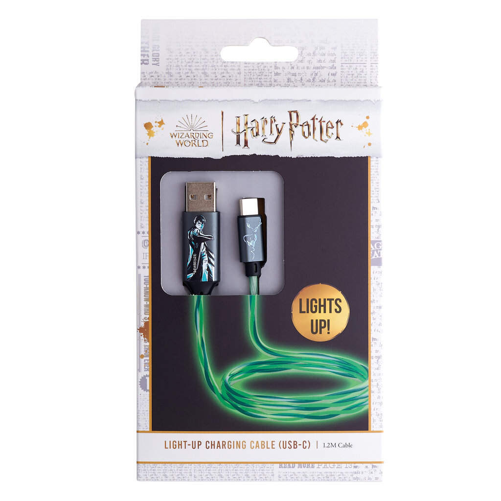 Lazerbuilt Harry Potter - light up oplaadkabel - USBC