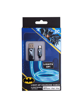 Lazerbuilt Batman - light up charging cable - MFI