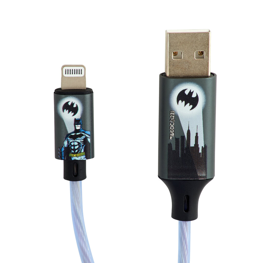 Lazerbuilt Batman - light up charging cable - MFI
