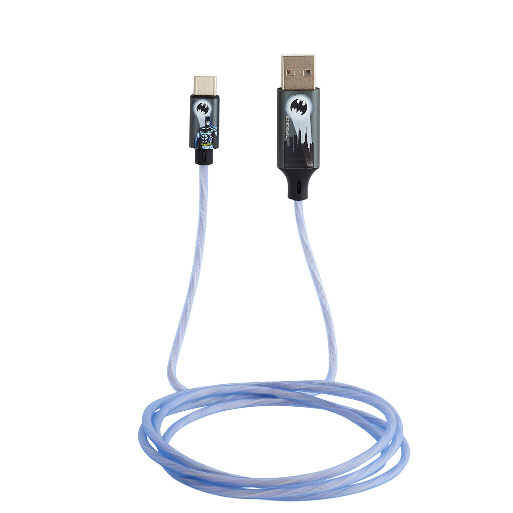 Lazerbuilt Batman - light up charging cable - USBC