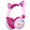  iClever - BTH21 - draadloze junior koptelefoon (roze)