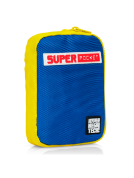 HyperMegaTech! Super Pocket handheld beschermhoes - blauw/geel