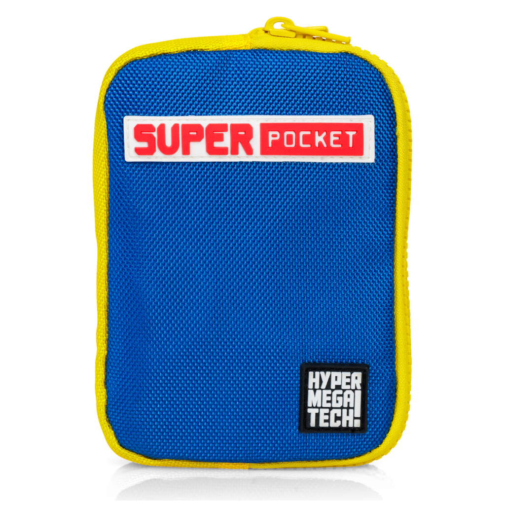 HyperMegaTech! Super Pocket handheld beschermhoes - blauw/geel