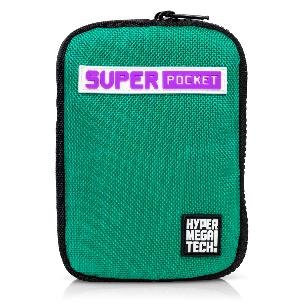 HyperMegaTech! Super Pocket handheld protective case - green/black