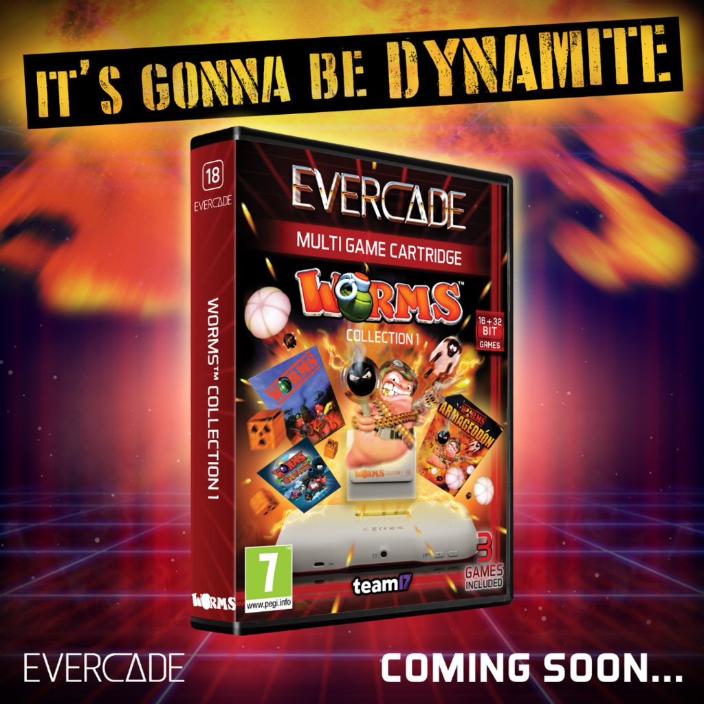 Evercade Evercade - Worms - cartridge 1