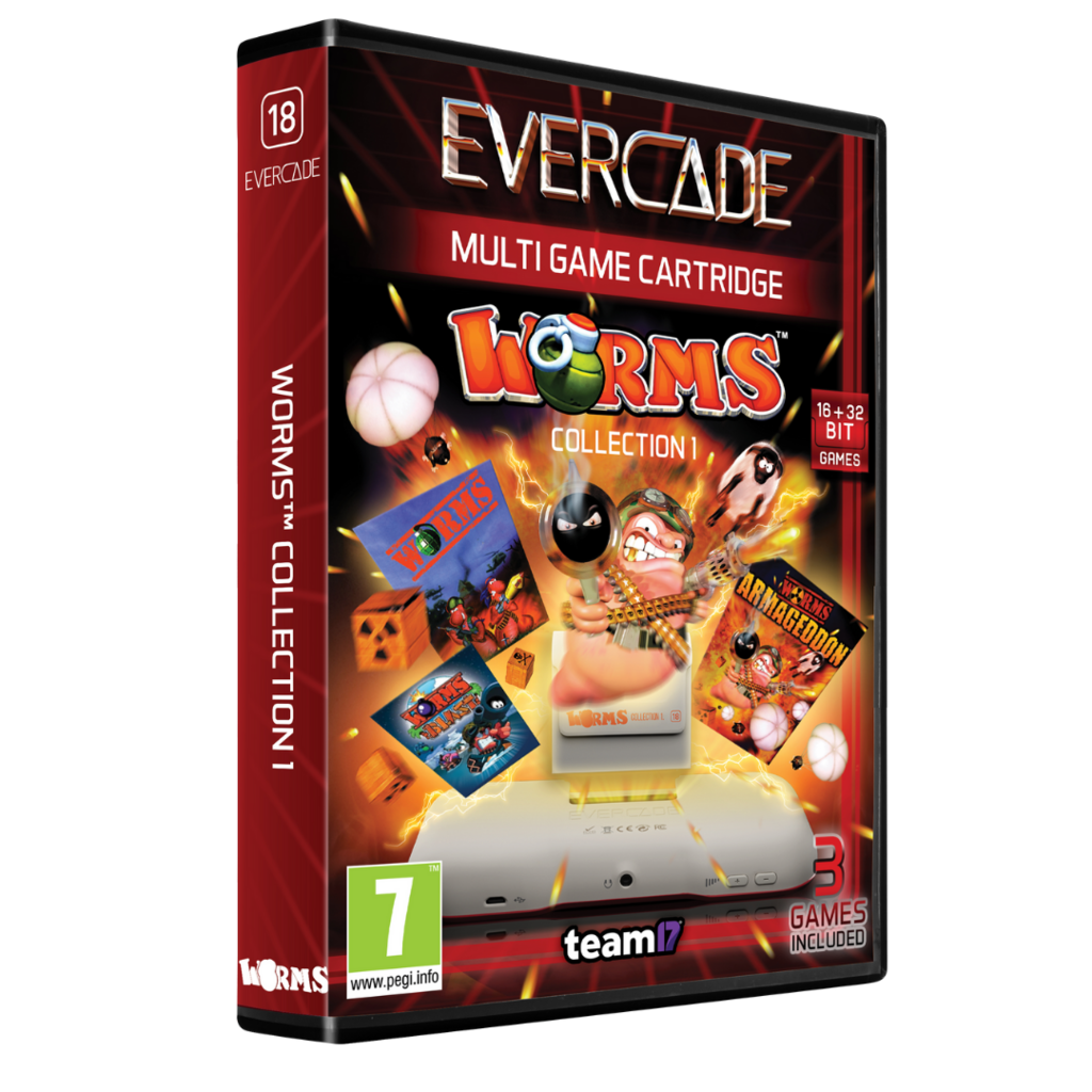 Evercade Evercade - Worms - cartridge 1