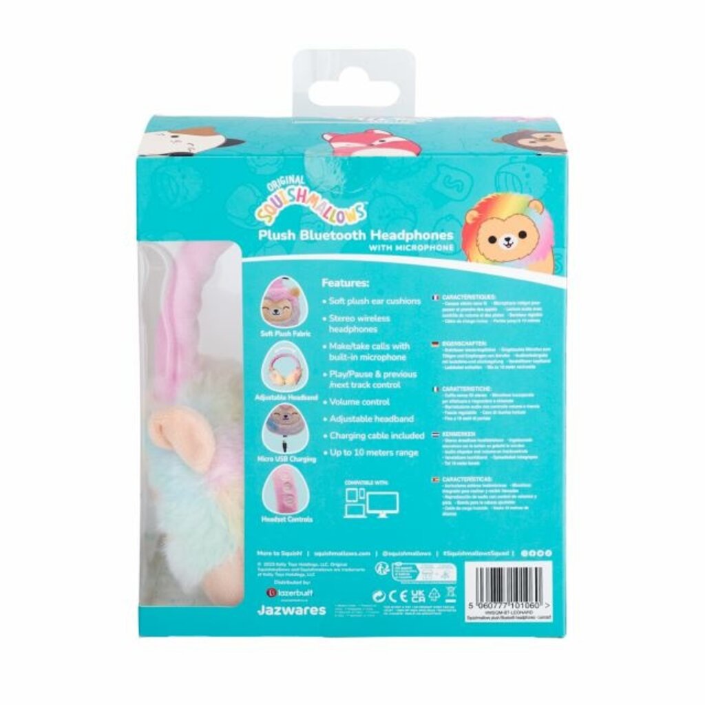 Squishmallows Squishmallows - Leonard the lion - bluetooth headphones