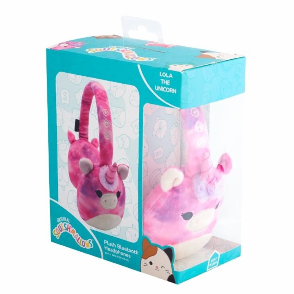 Squishmallows Squishmallows - Lola the unicorn - bluetooth koptelefoon