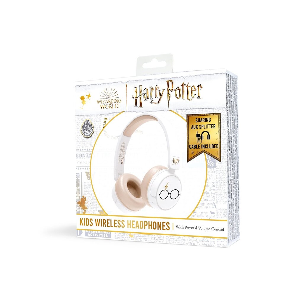 Harry Potter Harry Potter - Bliksemschicht - junior bluetooth koptelefoon (wit)