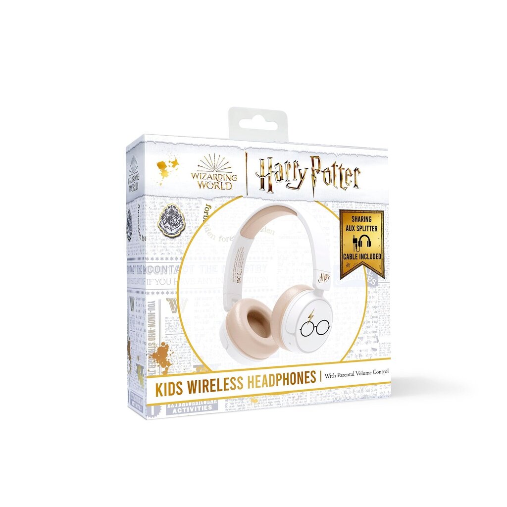OTL Technologies Harry Potter - Bliksemschicht - junior bluetooth koptelefoon (wit)
